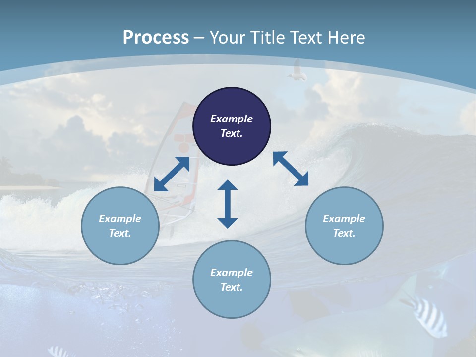 Urfing Urface Action PowerPoint Template
