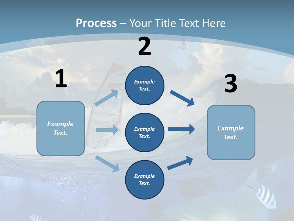 Urfing Urface Action PowerPoint Template