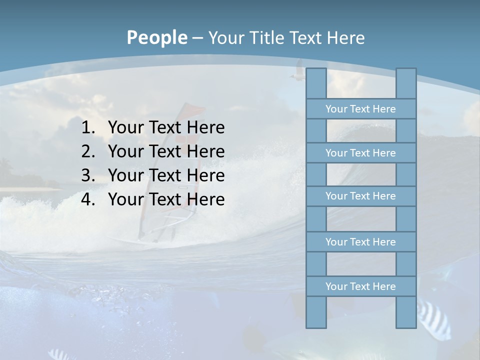 Urfing Urface Action PowerPoint Template