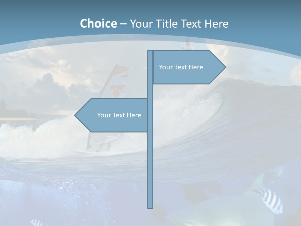 Urfing Urface Action PowerPoint Template