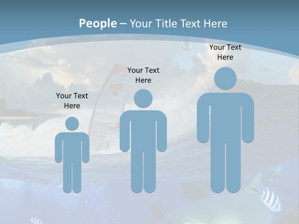 Urfing Urface Action PowerPoint Template