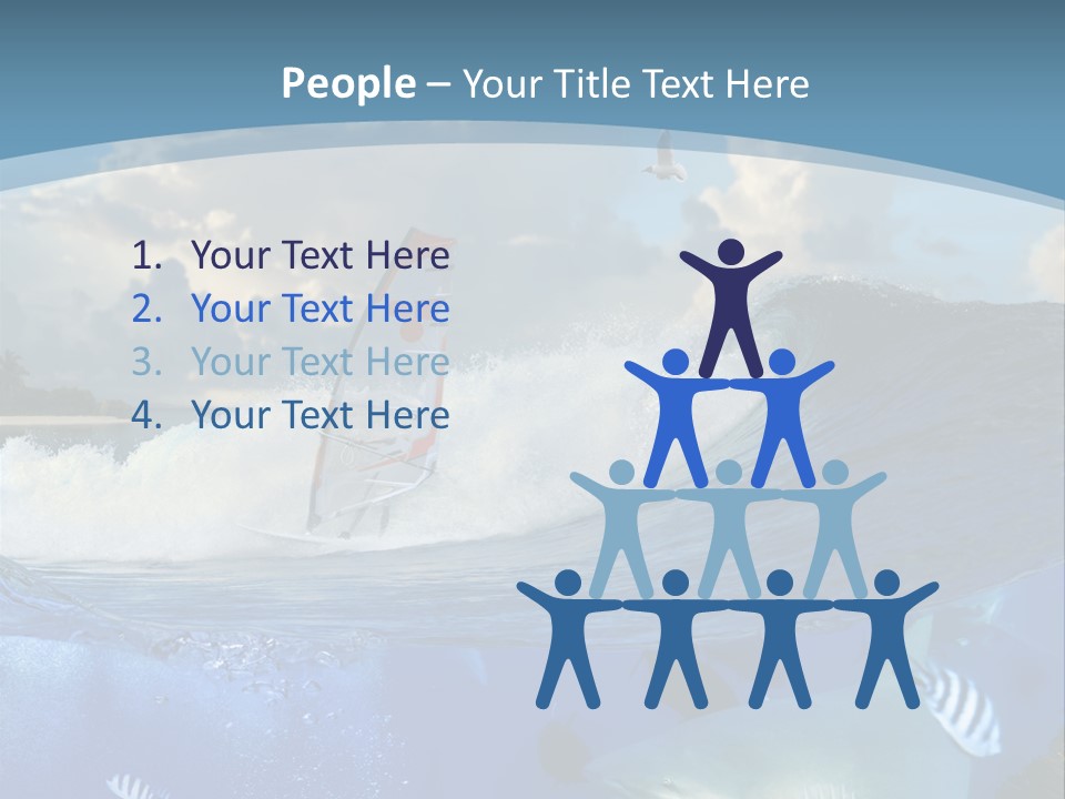 Urfing Urface Action PowerPoint Template