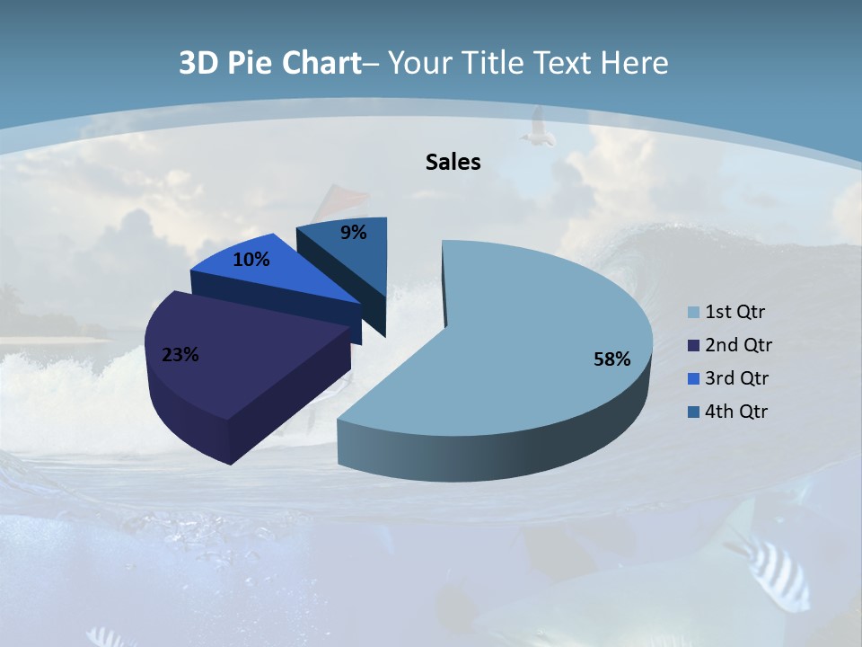 Urfing Urface Action PowerPoint Template