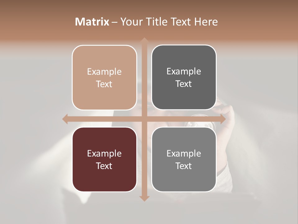 Person Covers Tale PowerPoint Template