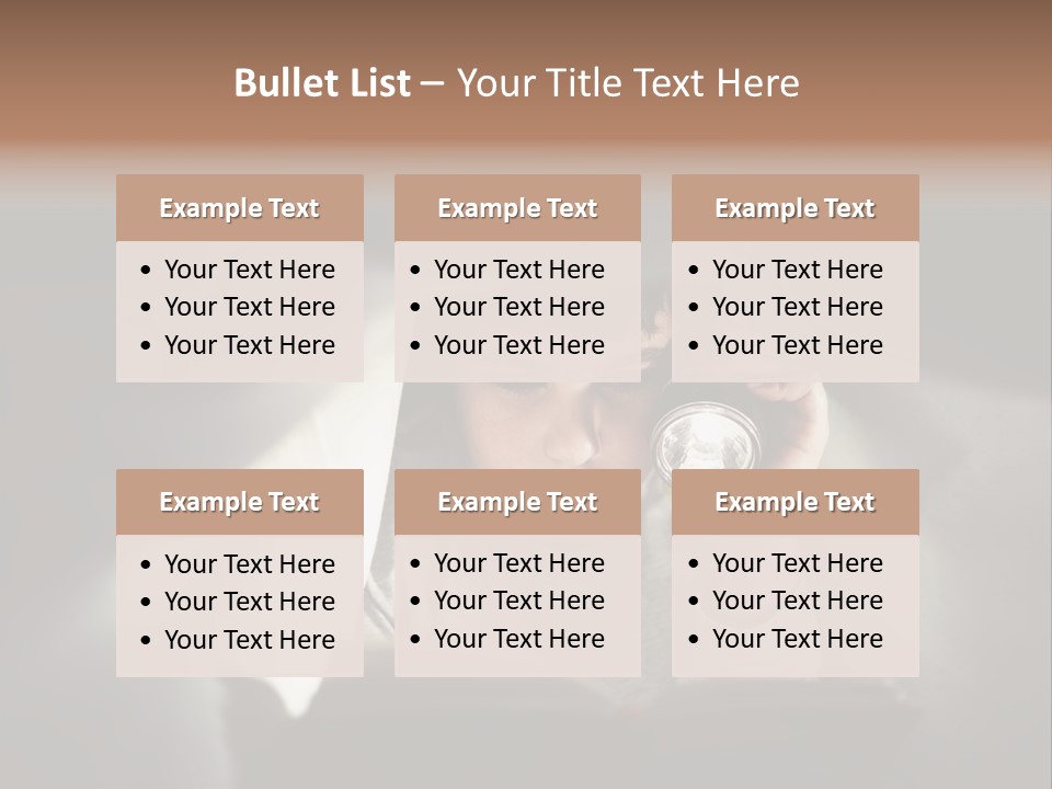 Person Covers Tale PowerPoint Template