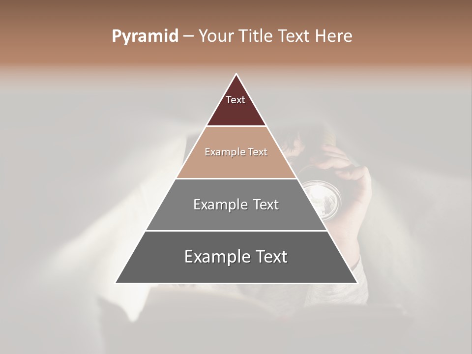 Person Covers Tale PowerPoint Template