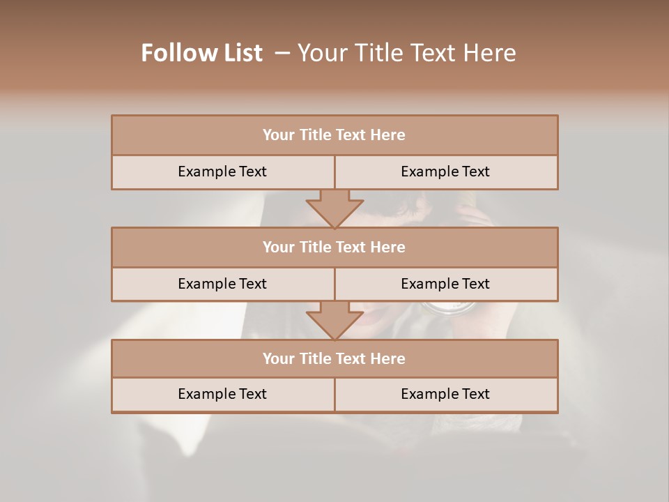Person Covers Tale PowerPoint Template