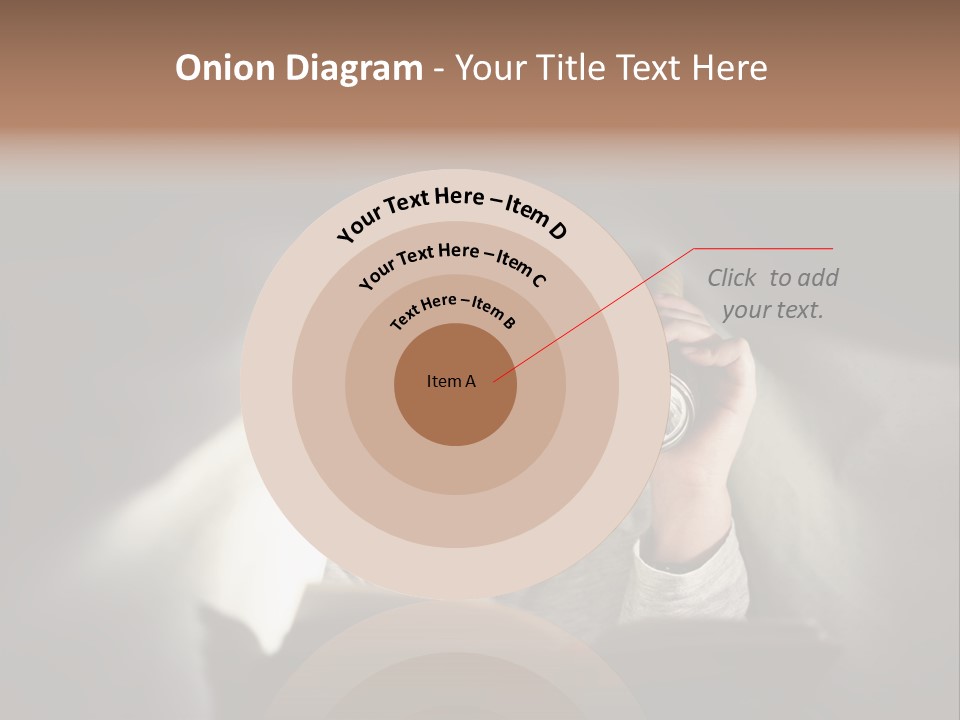 Person Covers Tale PowerPoint Template