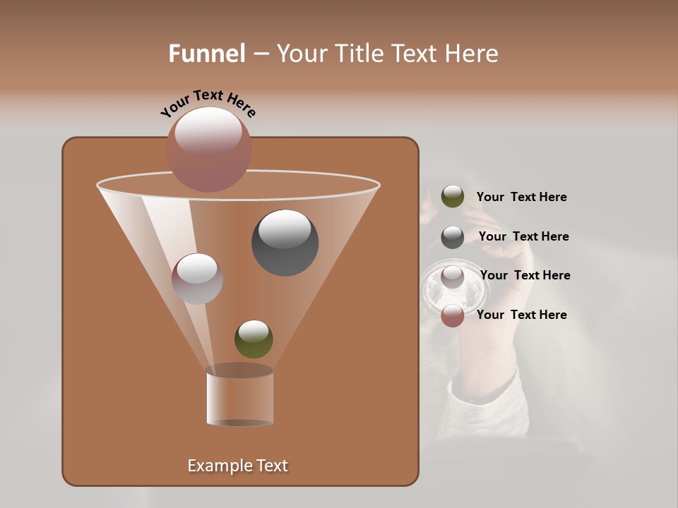 Person Covers Tale PowerPoint Template
