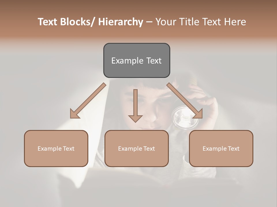Person Covers Tale PowerPoint Template