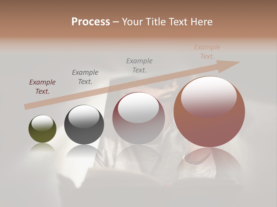 Person Covers Tale PowerPoint Template