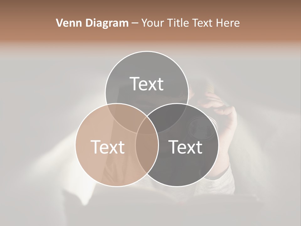 Person Covers Tale PowerPoint Template