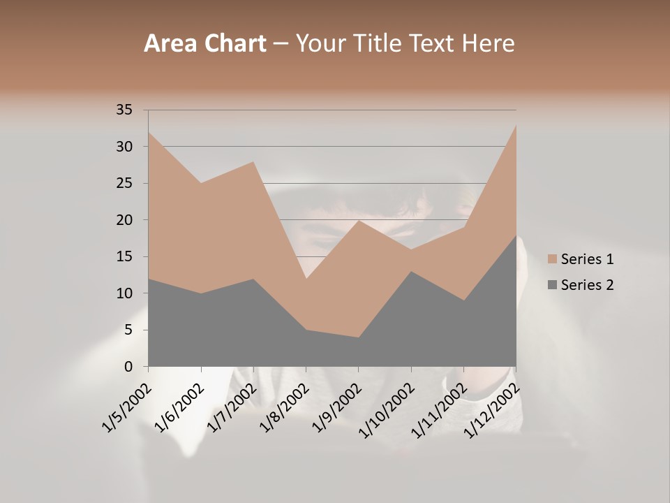 Person Covers Tale PowerPoint Template