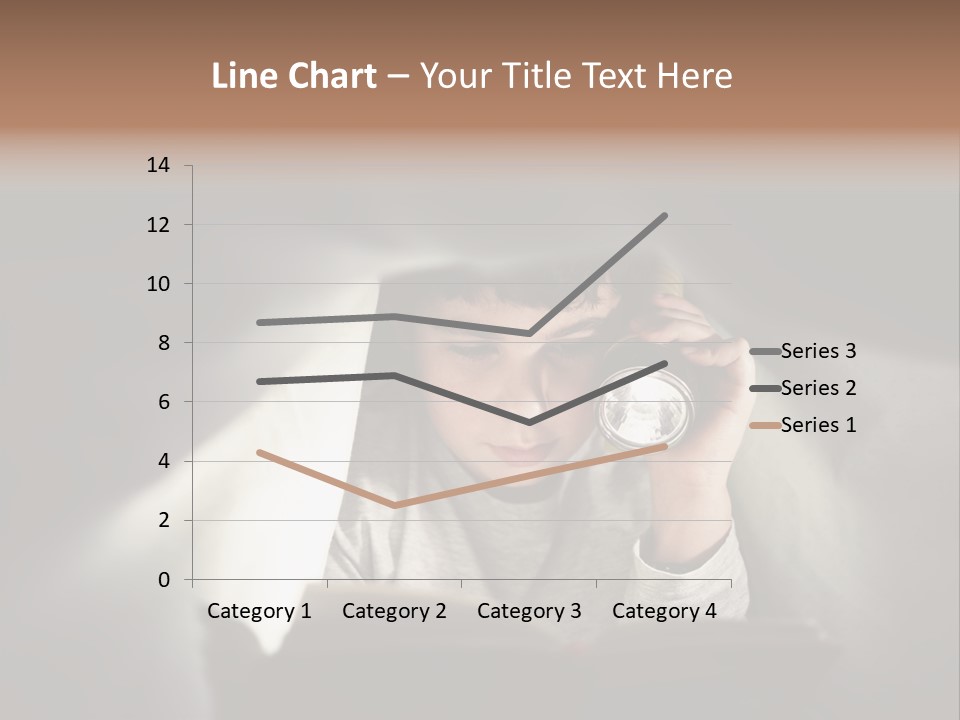 Person Covers Tale PowerPoint Template