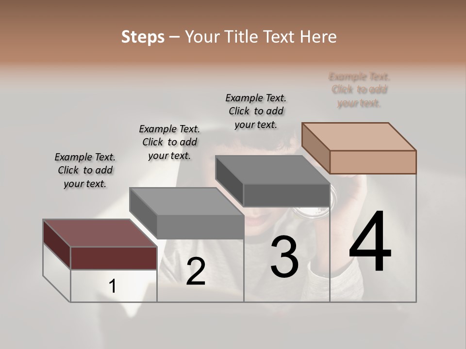 Person Covers Tale PowerPoint Template