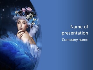 Skincare Princess Fashion PowerPoint Template