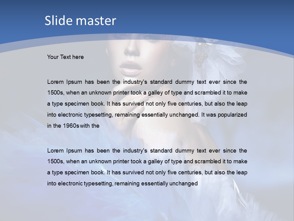 Skincare Princess Fashion PowerPoint Template