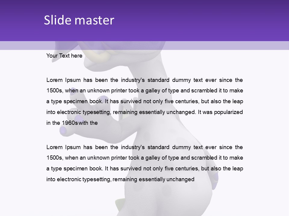 Head Animal Fire PowerPoint Template