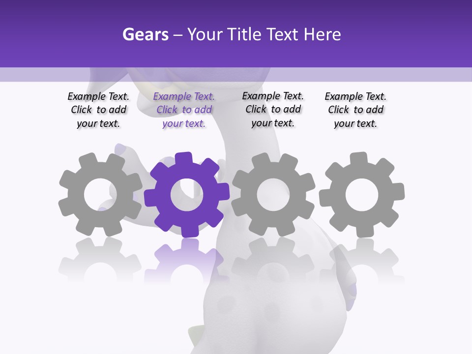 Head Animal Fire PowerPoint Template