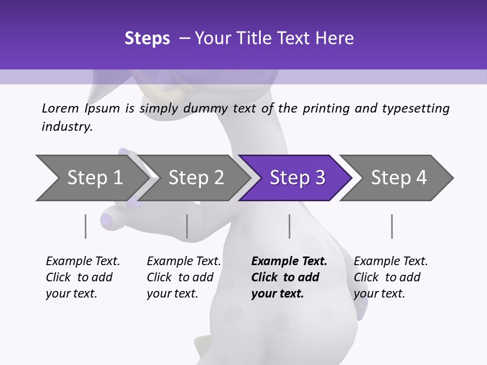 Head Animal Fire PowerPoint Template