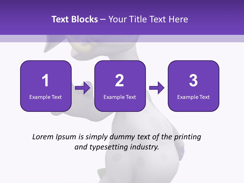 Head Animal Fire PowerPoint Template