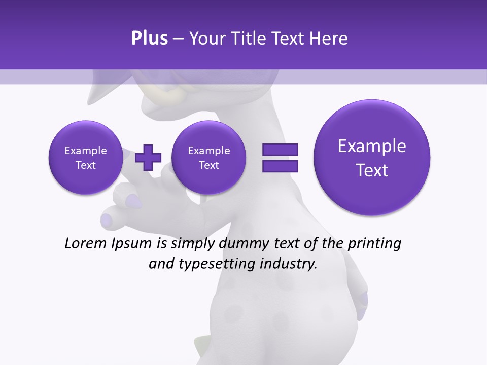 Head Animal Fire PowerPoint Template