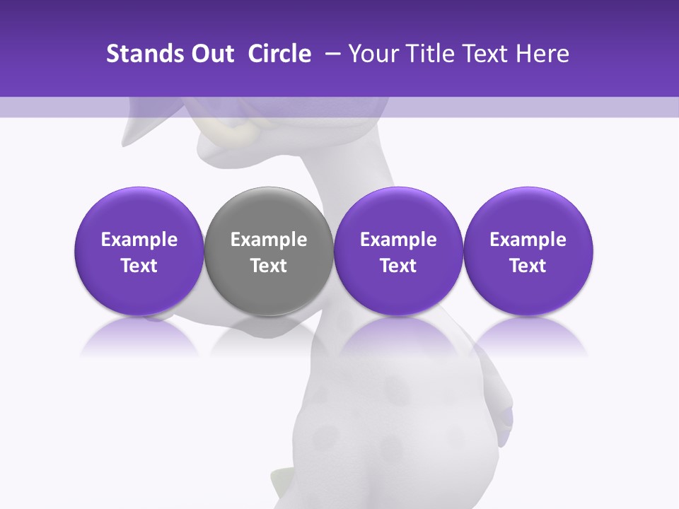 Head Animal Fire PowerPoint Template