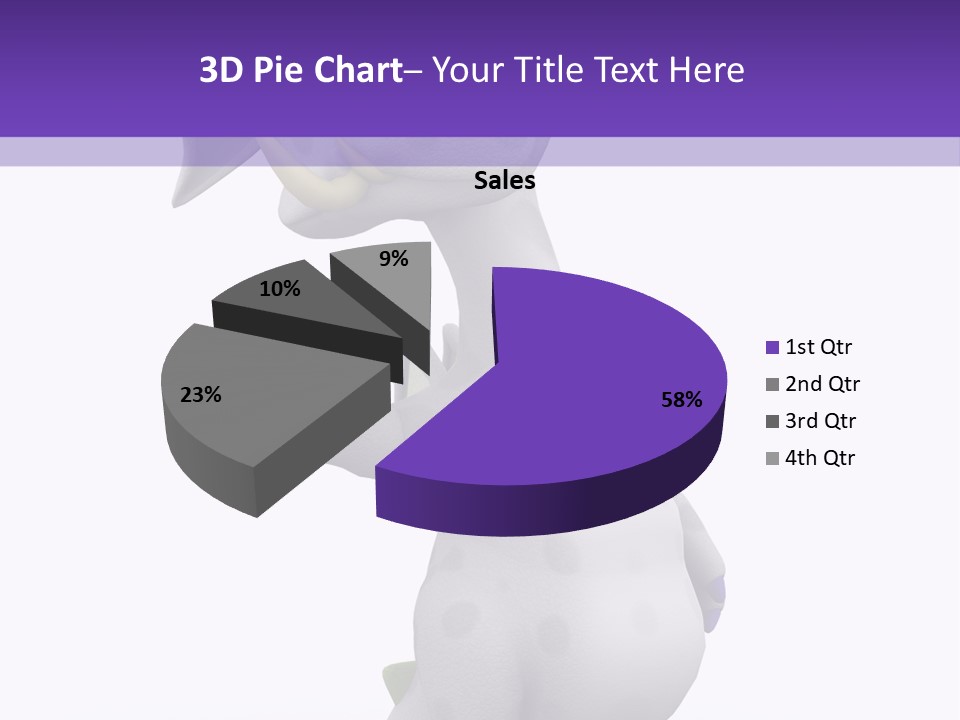 Head Animal Fire PowerPoint Template