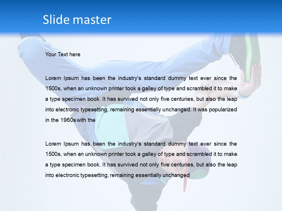 Rapper Moving Modern PowerPoint Template