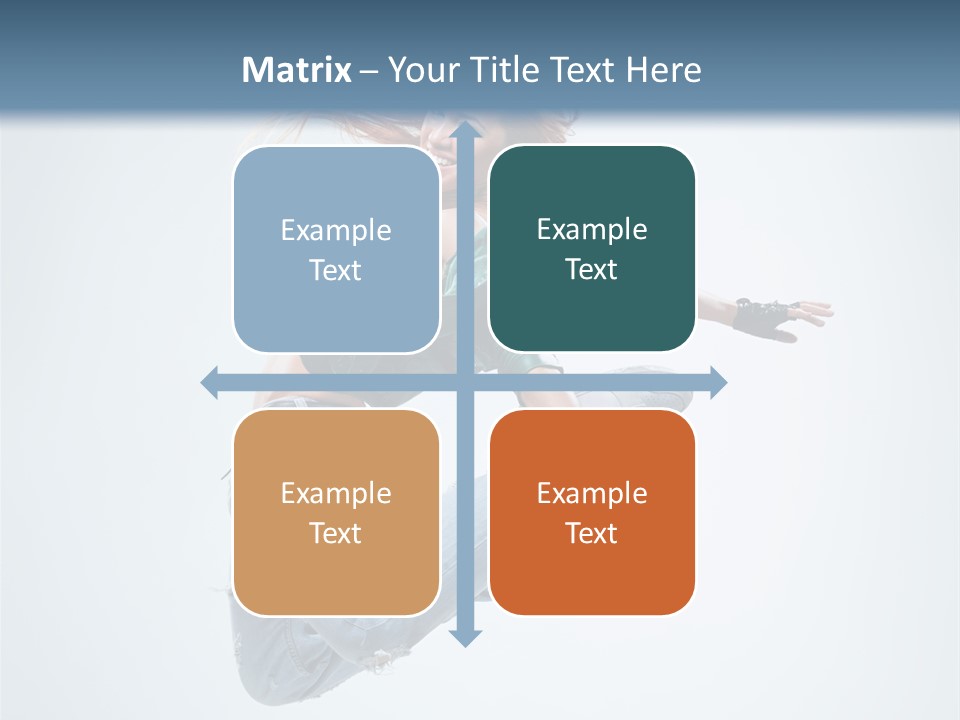 Pose Fitness Woman PowerPoint Template