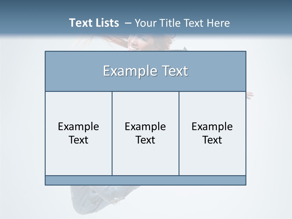 Pose Fitness Woman PowerPoint Template