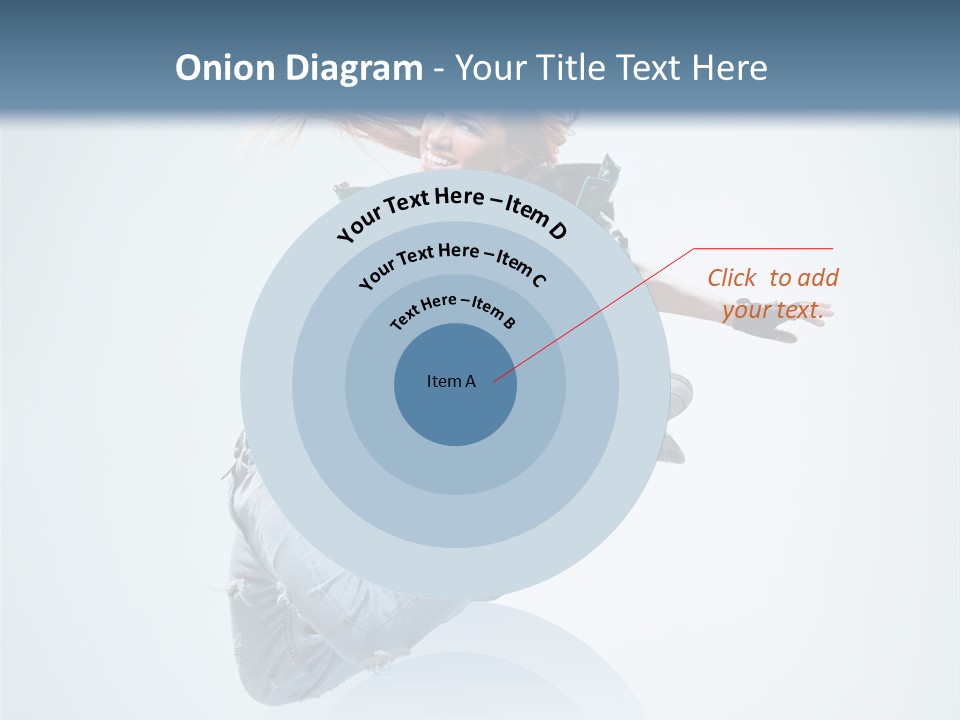 Pose Fitness Woman PowerPoint Template