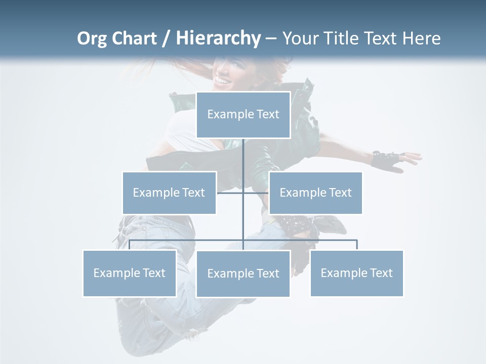 Pose Fitness Woman PowerPoint Template