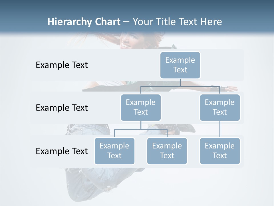 Pose Fitness Woman PowerPoint Template