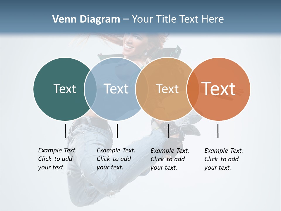 Pose Fitness Woman PowerPoint Template