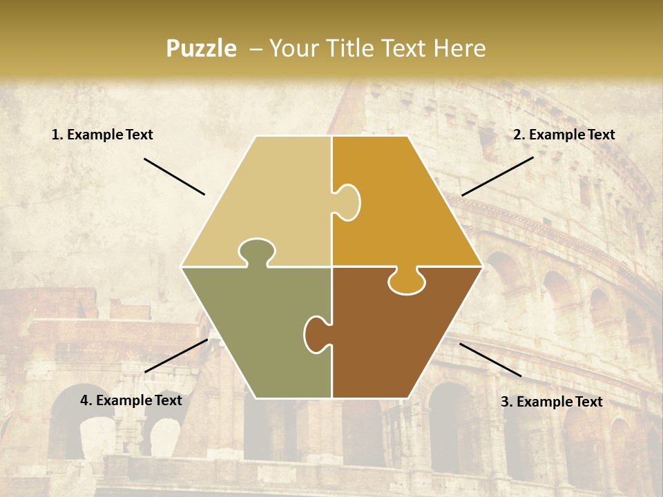 Construction History Stone PowerPoint Template