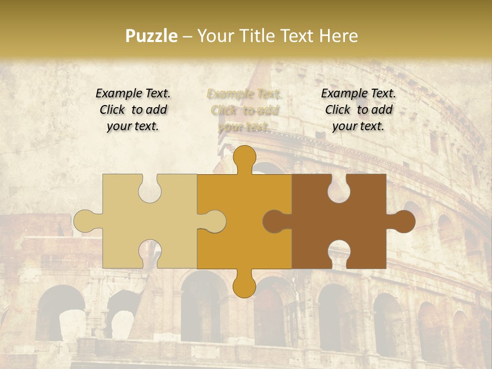 Construction History Stone PowerPoint Template