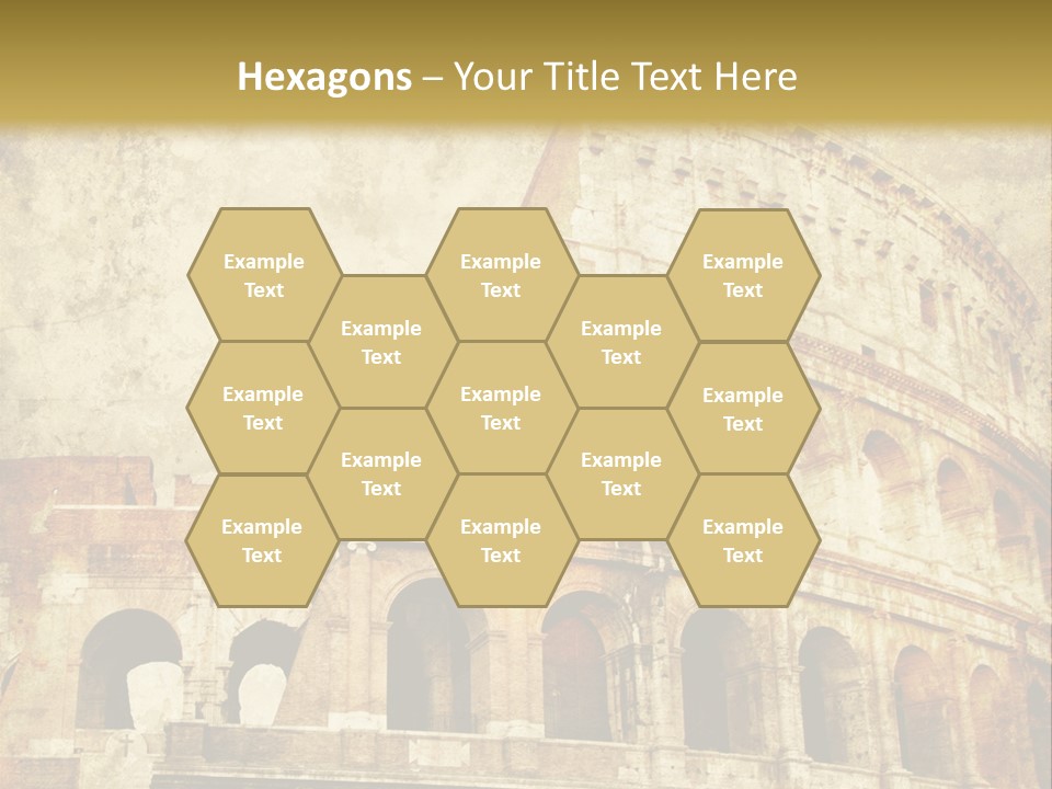 Construction History Stone PowerPoint Template