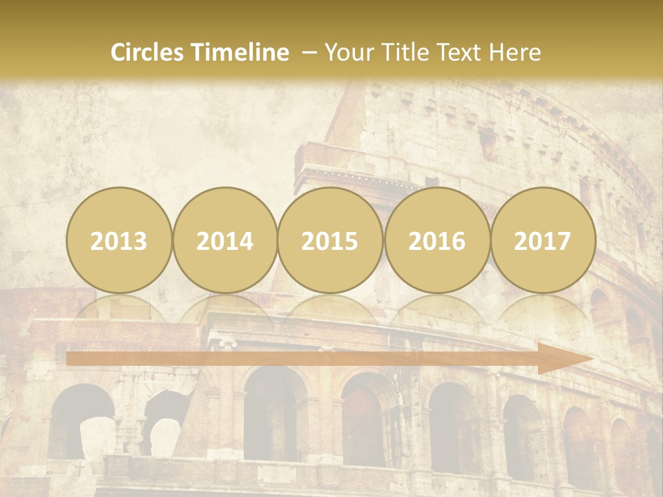 Construction History Stone PowerPoint Template