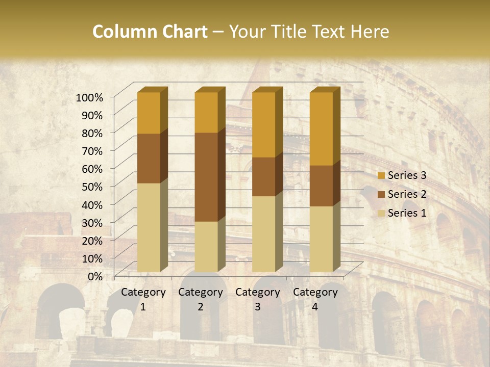 Construction History Stone PowerPoint Template