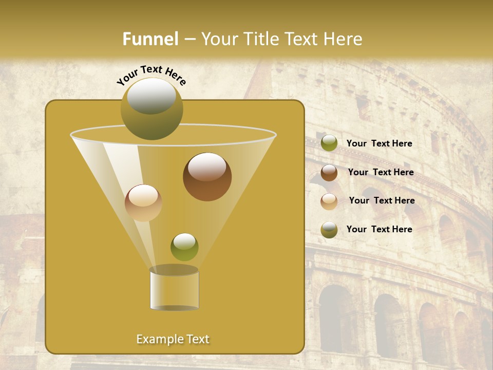 Construction History Stone PowerPoint Template