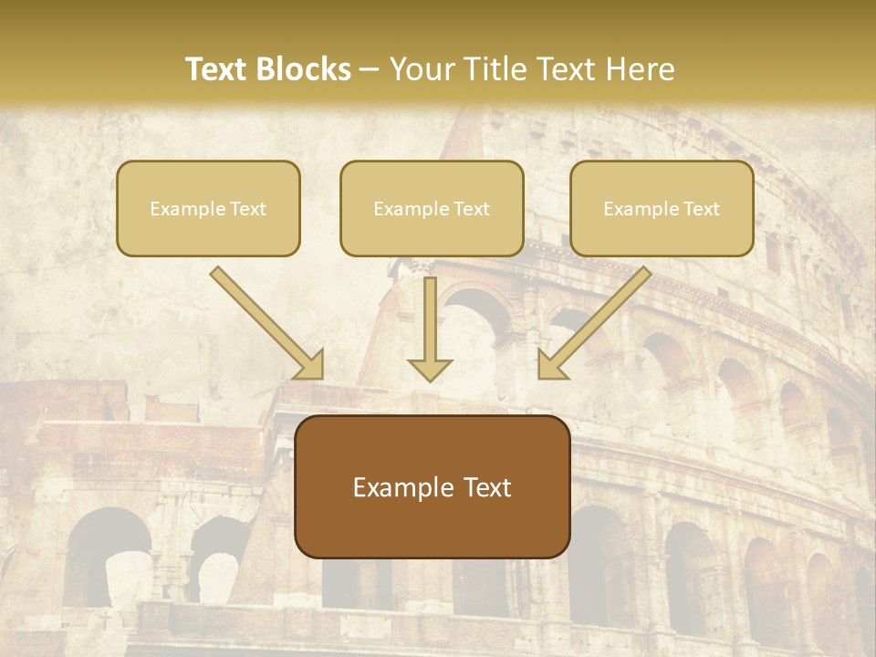 Construction History Stone PowerPoint Template