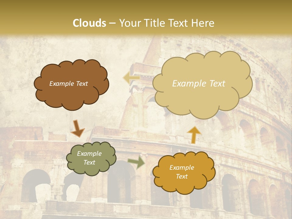 Construction History Stone PowerPoint Template