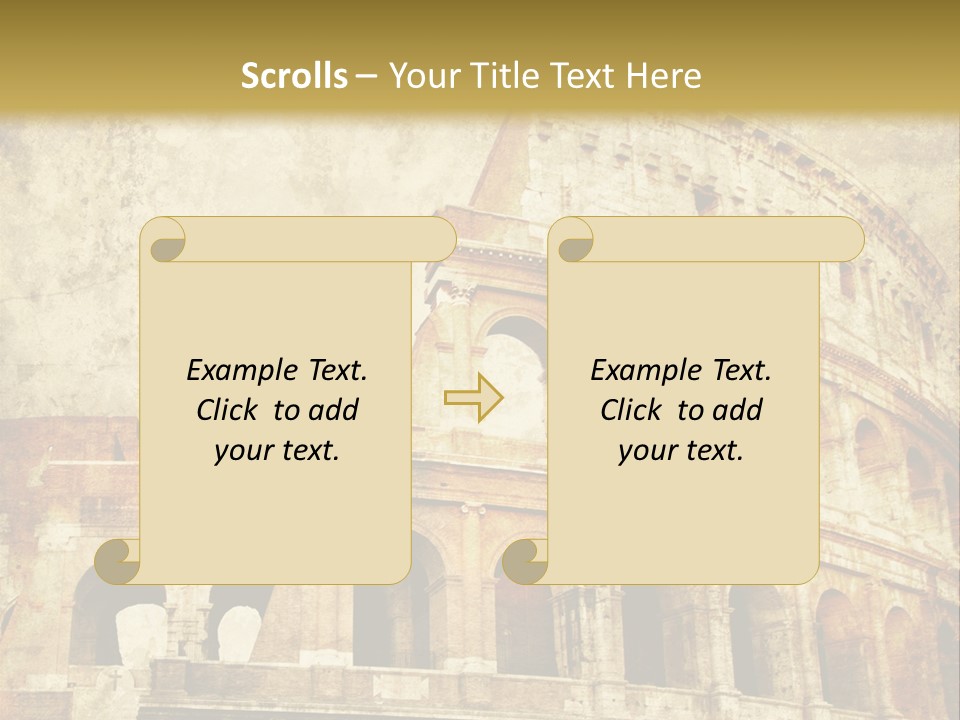 Construction History Stone PowerPoint Template