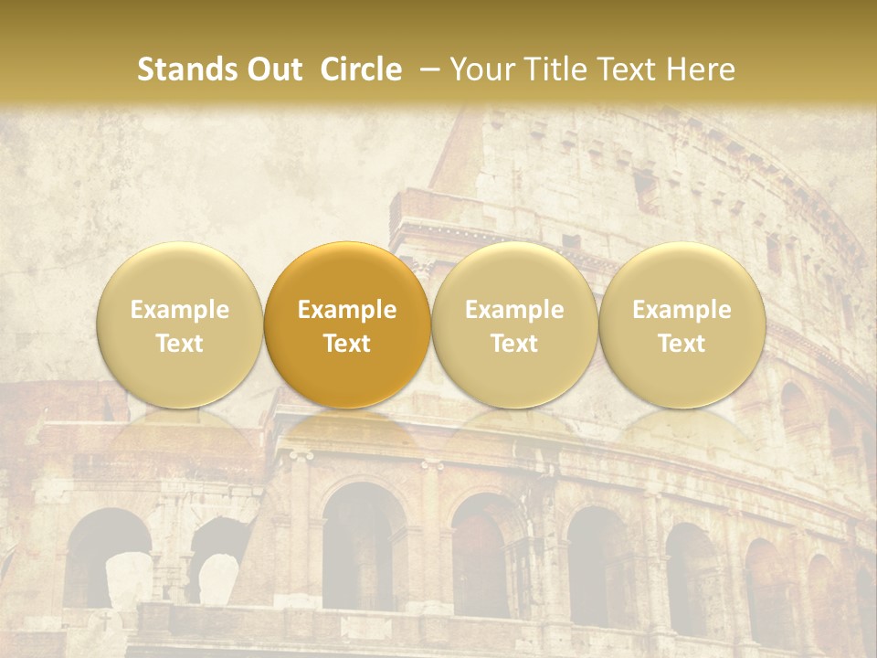 Construction History Stone PowerPoint Template