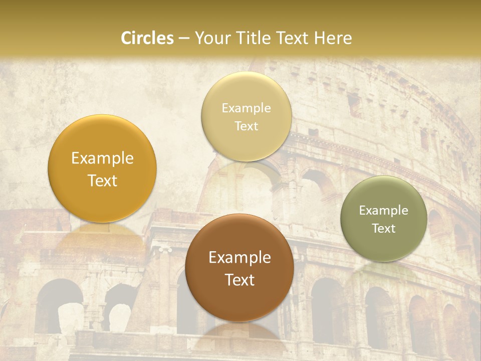 Construction History Stone PowerPoint Template