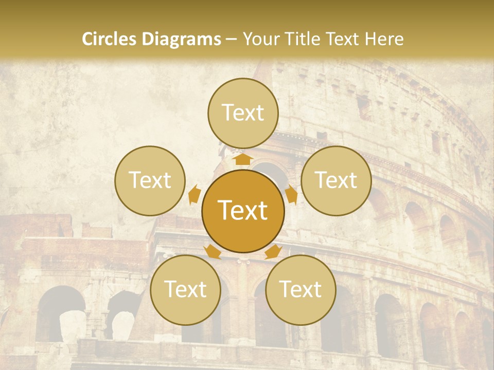 Construction History Stone PowerPoint Template