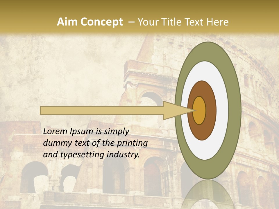 Construction History Stone PowerPoint Template