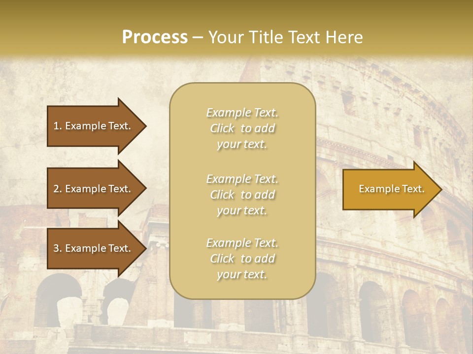 Construction History Stone PowerPoint Template