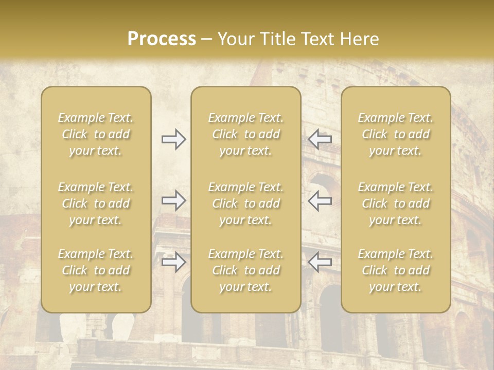Construction History Stone PowerPoint Template